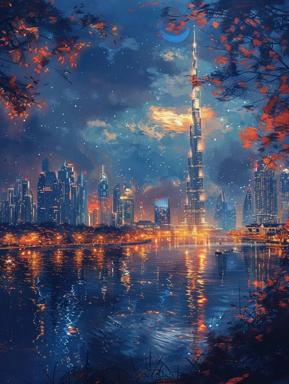Landscape Diamond Art Kits for Adults, Diamond Painting City Gem Arts and Crafts for Adults, DIY 5D Round Full Drill Crystal Dots Embroidery Paintings, Hobbies for women, Home Wall Decor 20x28in -65z8