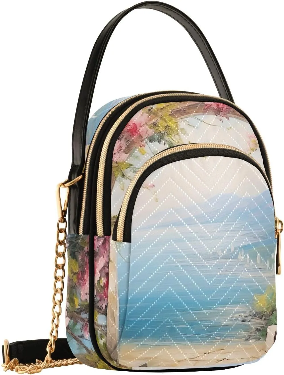 Landscapes Arch in Garden Women's Crossbody, Purse with Removable Strap Crossbody, Crossbody Bag Travel for Women