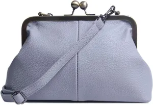 Lanpet Women Classical Kiss Lock Clutch with Chain Strap Shoulder Bag Purse Wallet