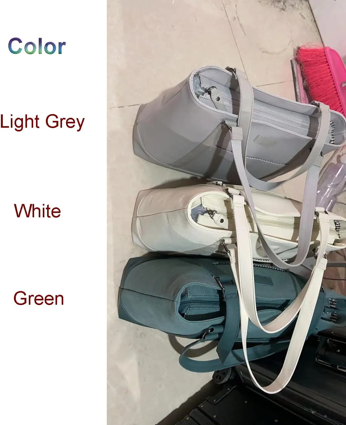 Large Tote Bags for Women 15.6 Inch Laptop Bag Lightweight Canvas Professional Work Briefcase