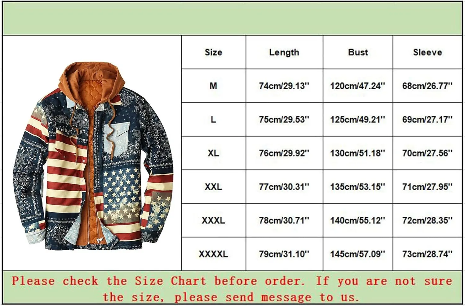 LCMTWX Mens Plaid Jacket And Winter Boho Print Hooded Zipper Pocket Long Sleeve Shirt Patchwork Casual Loose Thicken