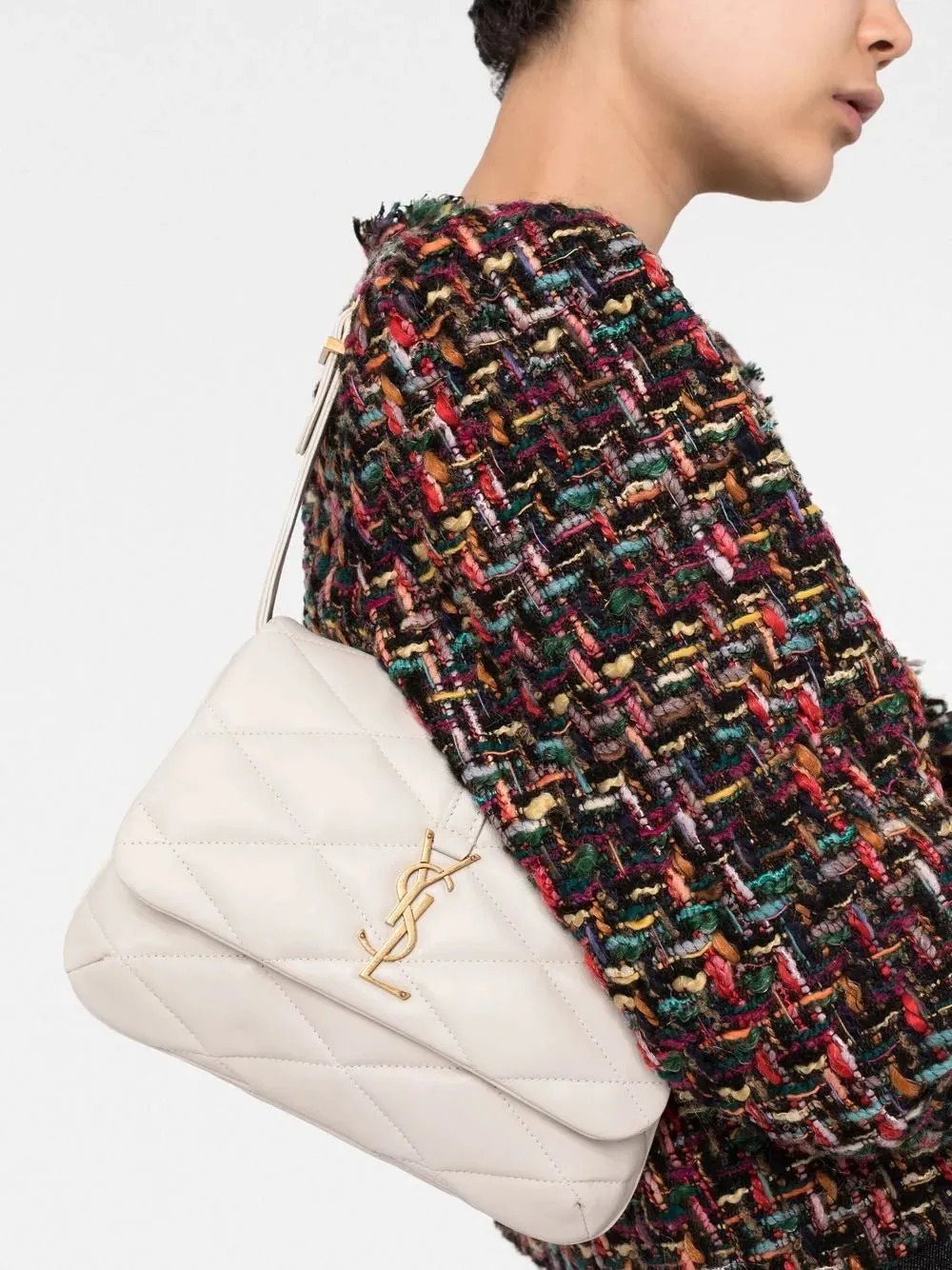 Le 57 Quilted Hobo Shoulder Bag