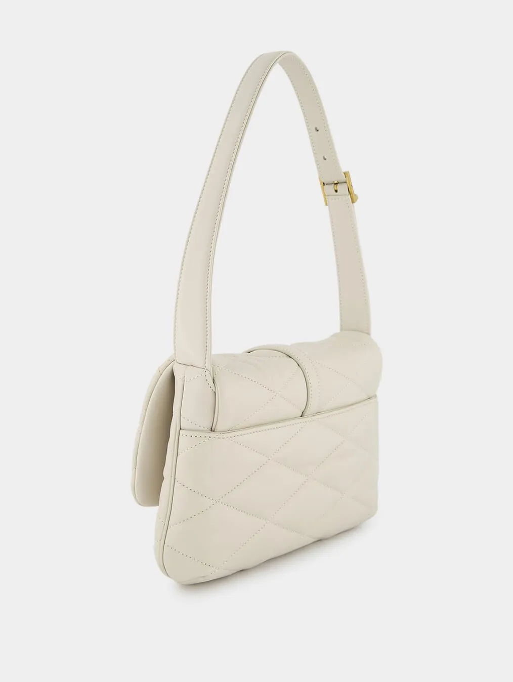 Le 57 Quilted Hobo Shoulder Bag