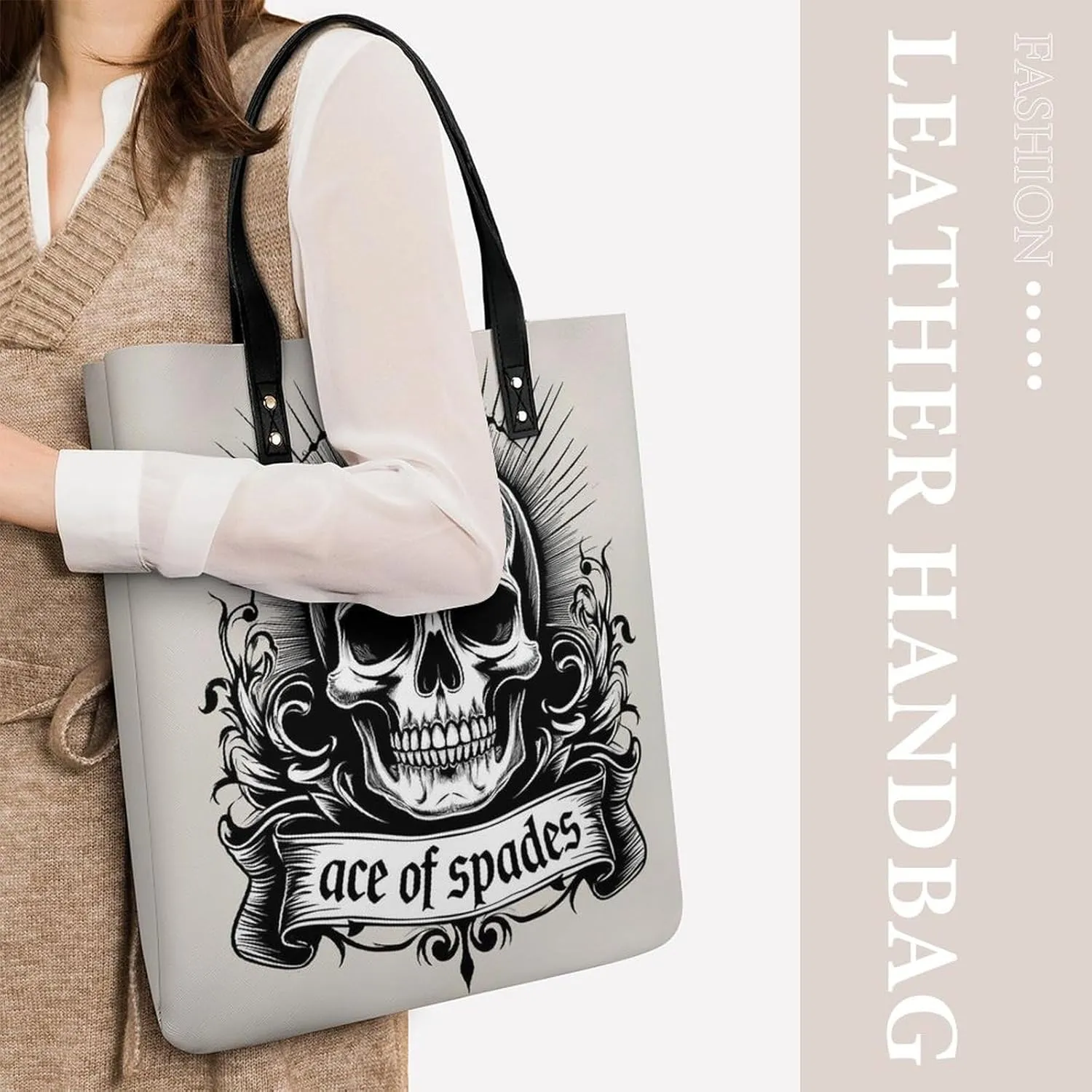Leather Purse For Women Ladies Tote Shoulder Handbag