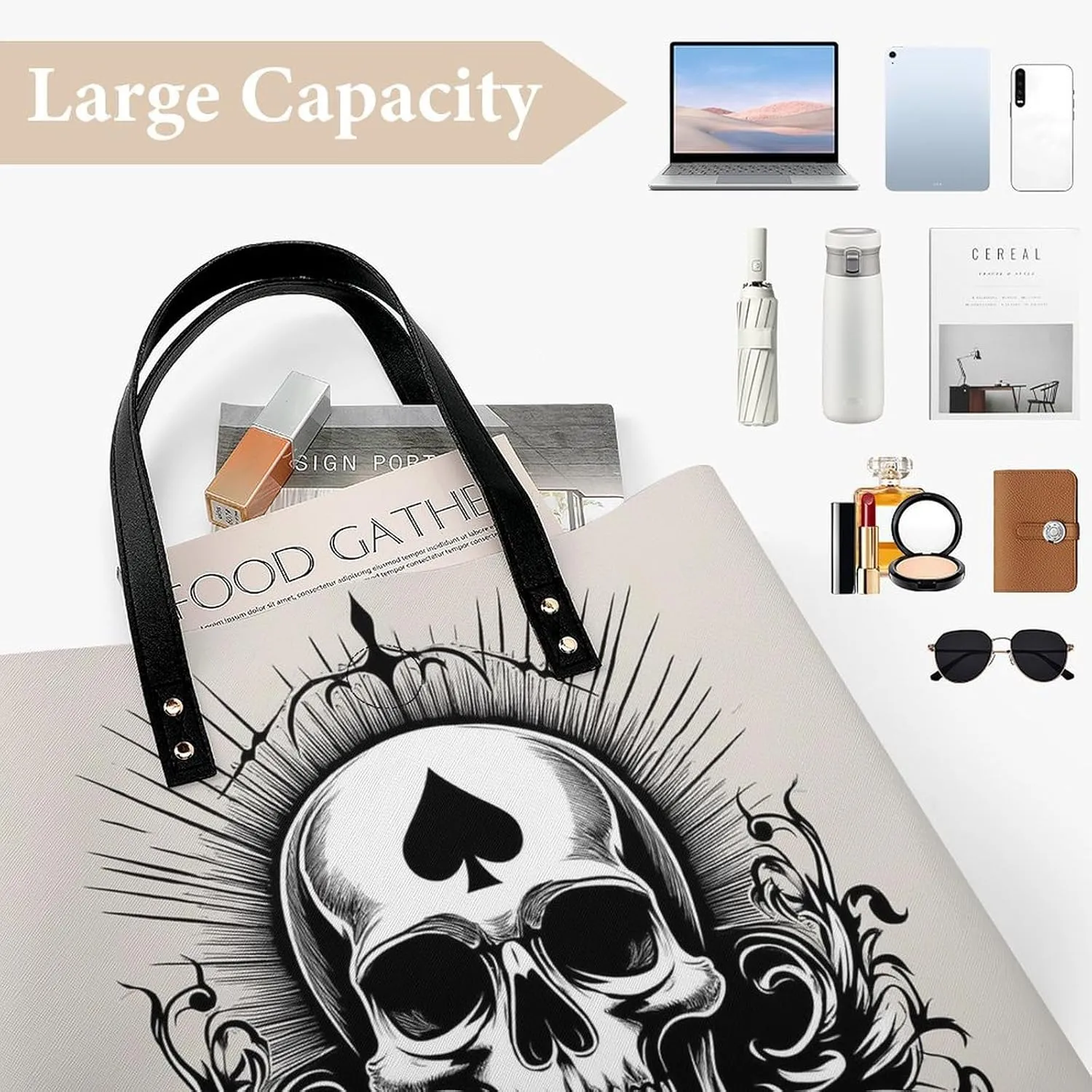 Leather Purse For Women Ladies Tote Shoulder Handbag