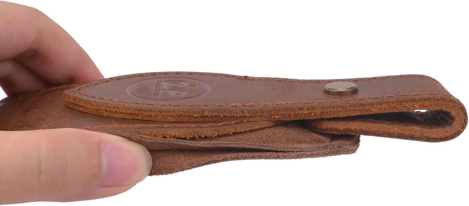 Leather Rifle Sling Gun Ammo Shell Holder Straps Loops for .308 .30-06, 45-70 410GA .44mag Cartridges