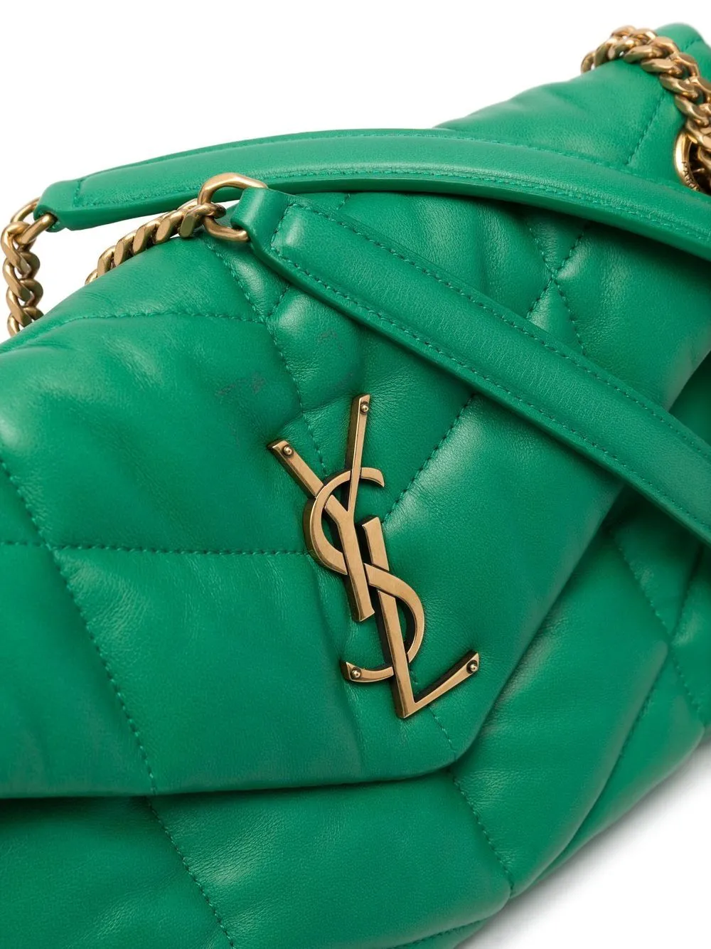 Leather small shoulder bag