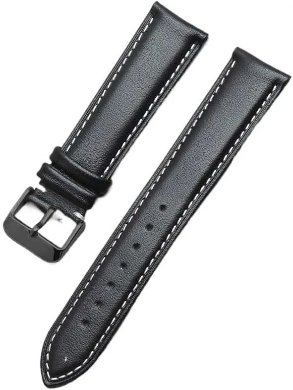 Leather watch strap for TIMEX TW4B18500, T49963 T49905 cowhide watchband