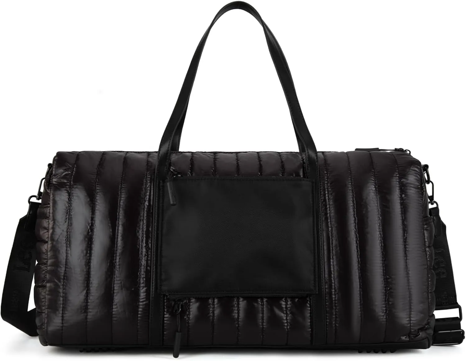 Lee Quilted Travel Duffel Bag for Women, Large Soft Puffy Lightweight Weekender Gym Bag with Adjustable Strap Water-Resistant Overnight Carry On Bag for Trips Sport Airplane Hospital