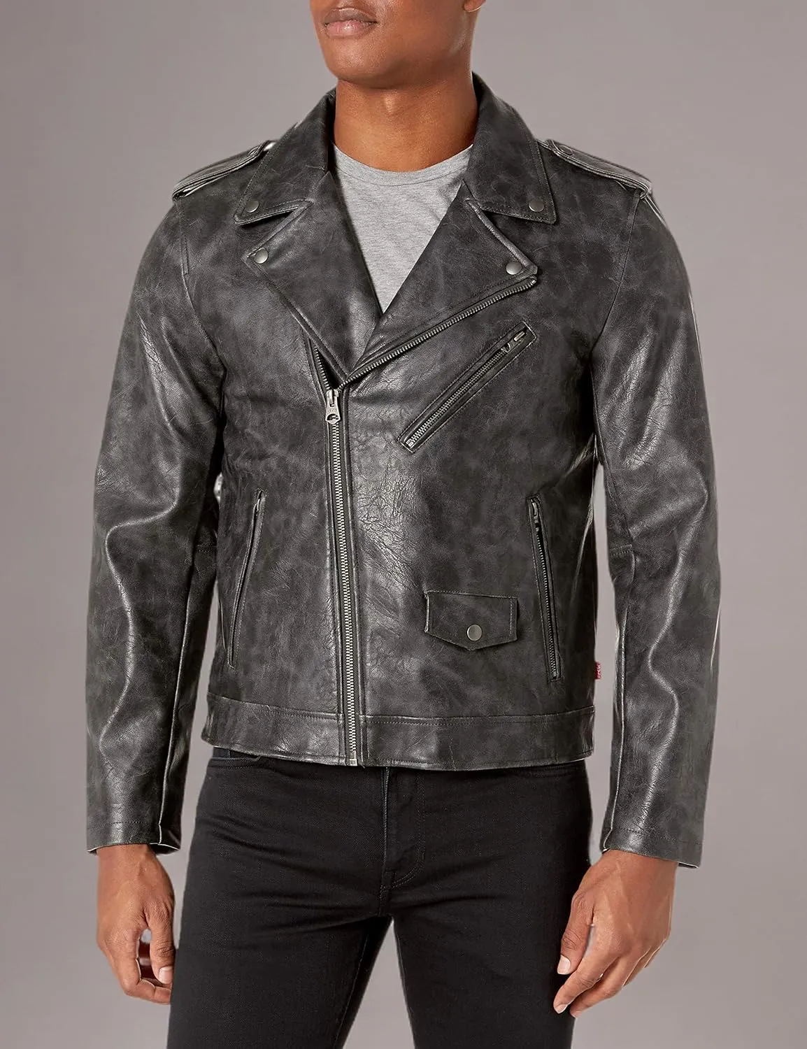 Levi's Men's Faux Leather Motorcycle Jacket