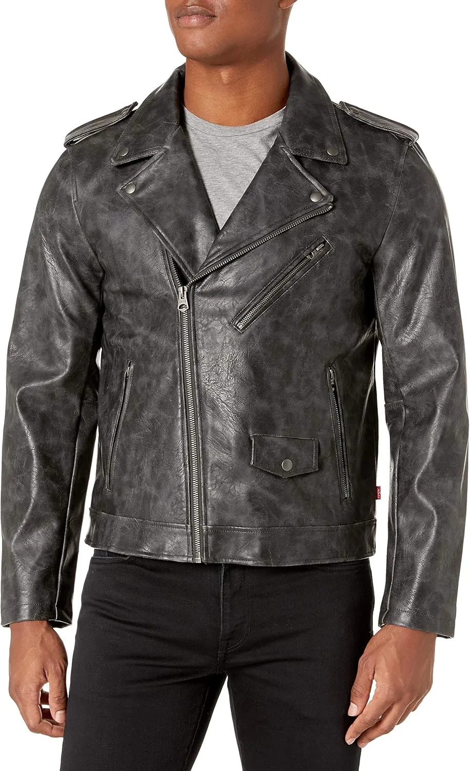 Levi's Men's Faux Leather Motorcycle Jacket