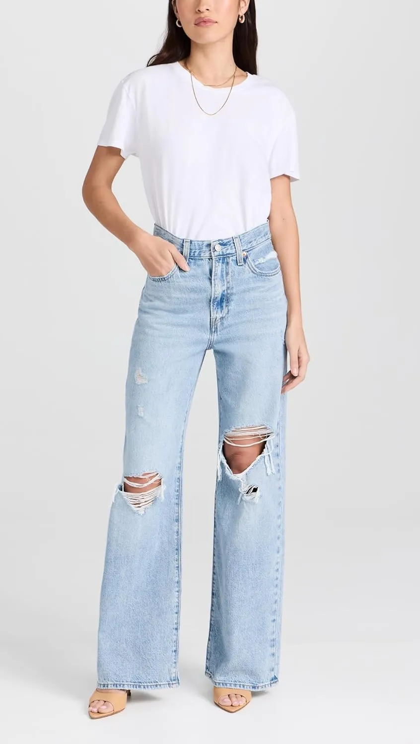 Levi's Women's Ribcage Wide Leg Jeans