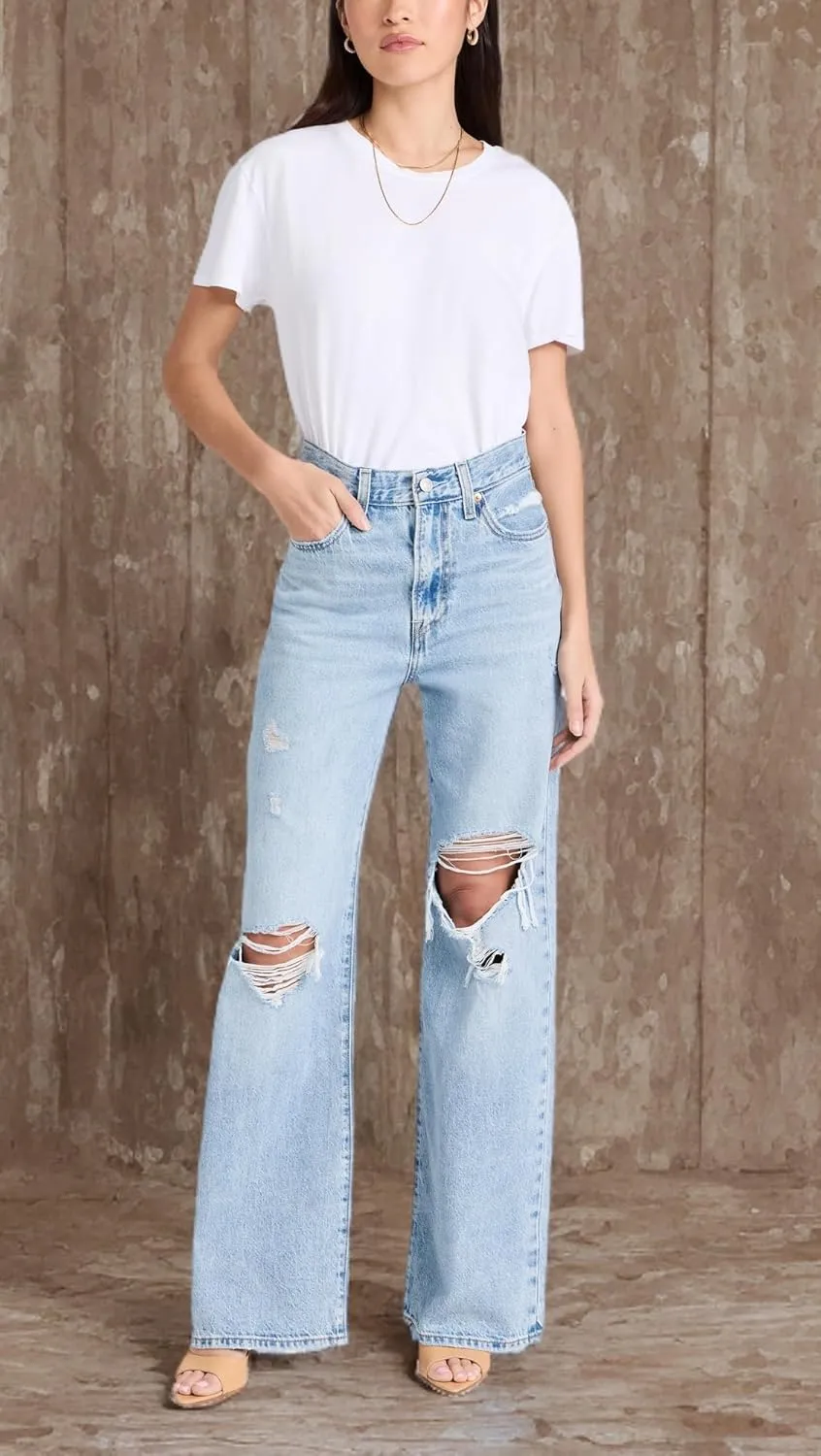 Levi's Women's Ribcage Wide Leg Jeans
