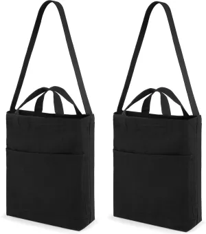Lily queen Canvas Tote Bag for Women Shoulder Bags 2pcs