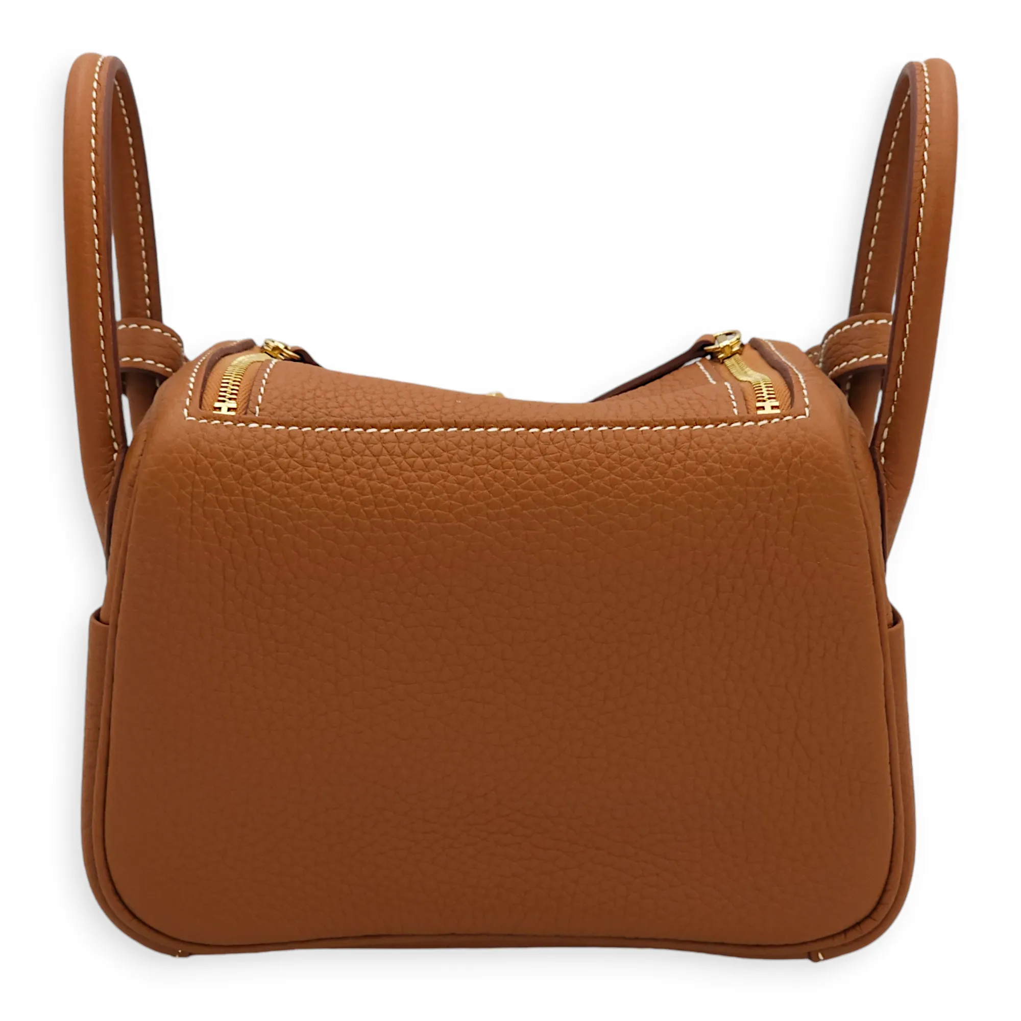 Lindy Mini in Gold Clemence, Gold hardware