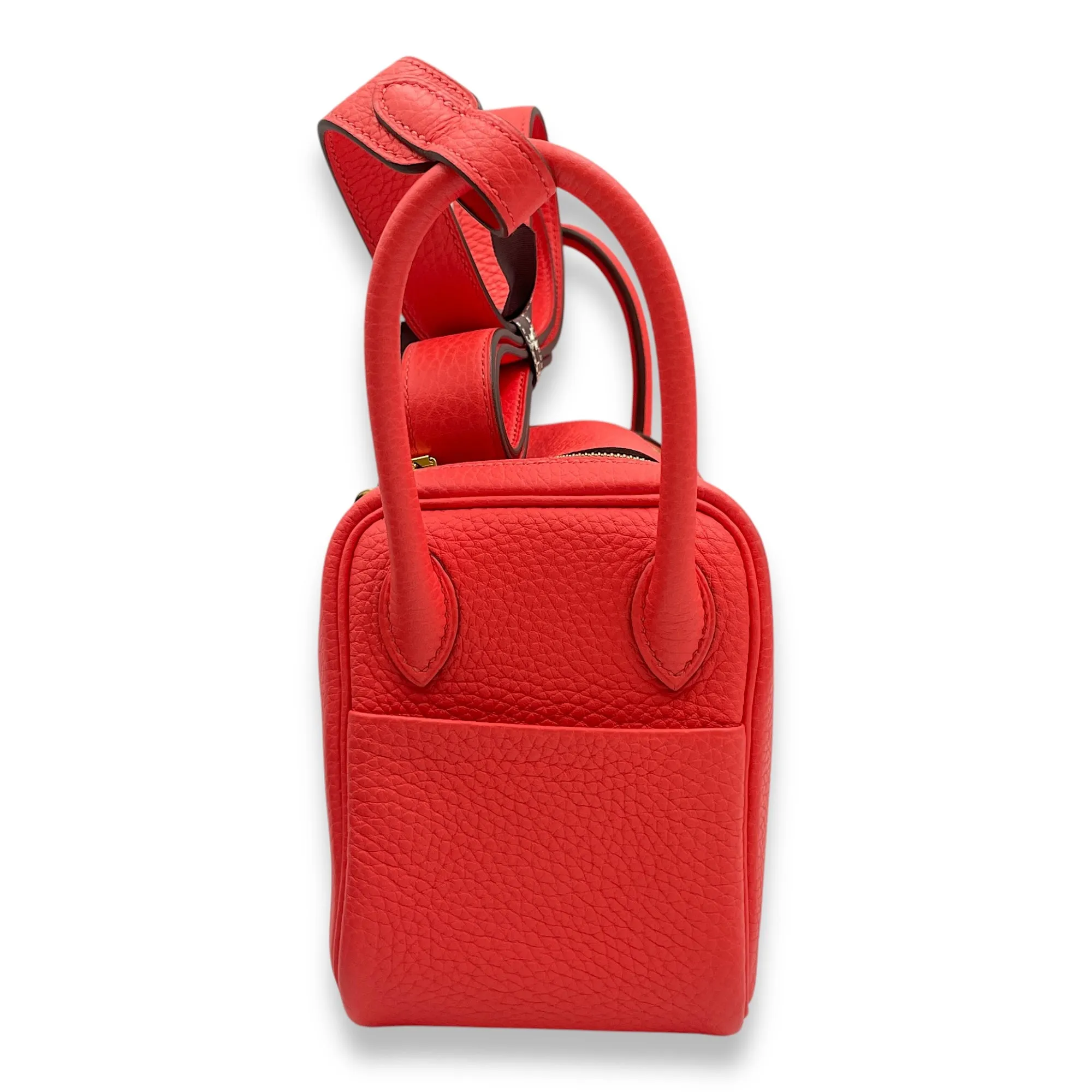 Lindy Mini Rose Texas in Clemence, Gold hardware