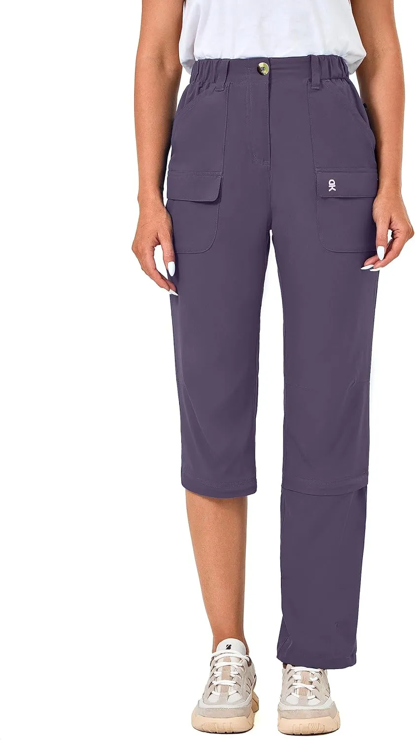 Little Donkey Andy Women's Convertible Hiking Pants Zip-Off Quick Dry Stretch Pants Travel Camping Fishing