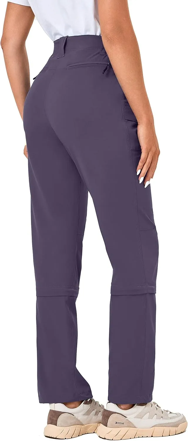 Little Donkey Andy Women's Convertible Hiking Pants Zip-Off Quick Dry Stretch Pants Travel Camping Fishing