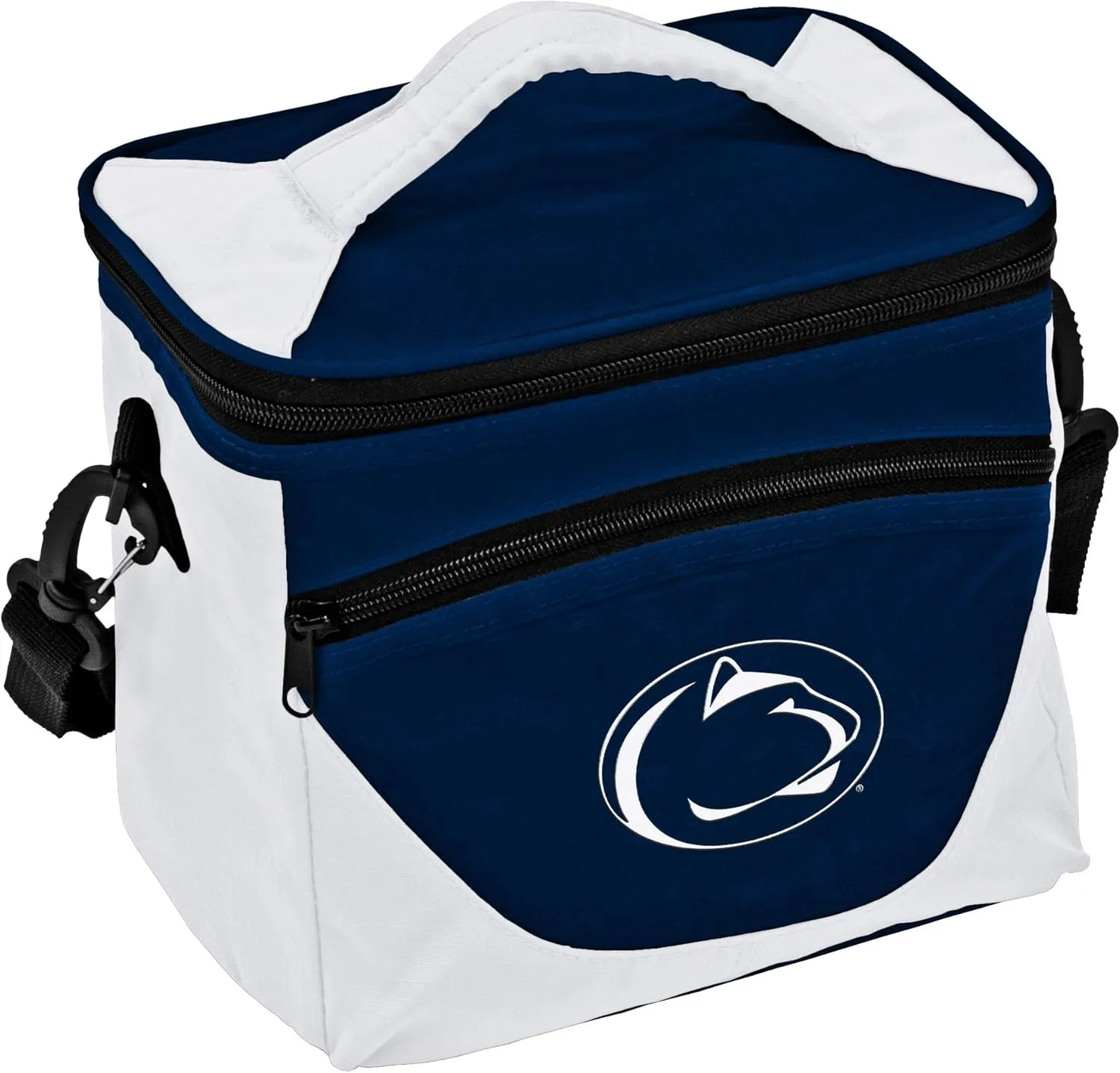 Logo Brands Officially Licensed NCAA Collegiate 9-Can Cooler Tote with Front Dry Storage Pocket and Shoulder Strap