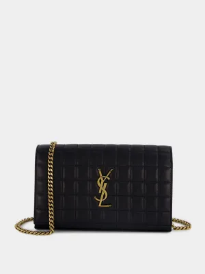 Logo-Plaque Quilted Purse