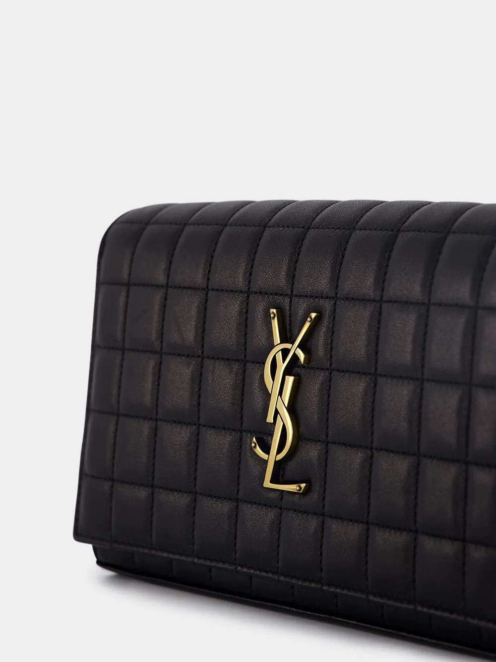 Logo-Plaque Quilted Purse