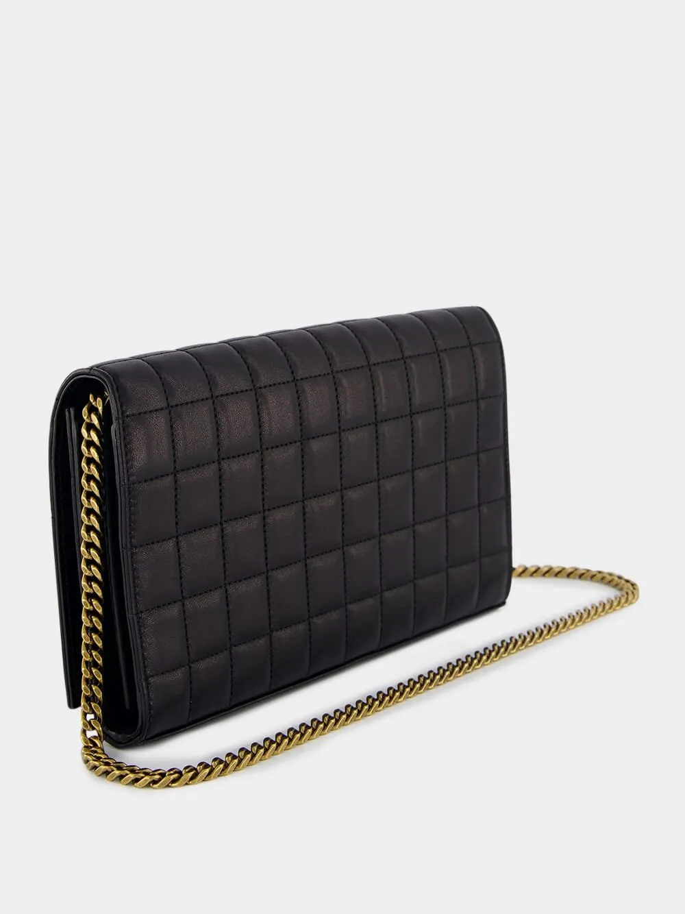 Logo-Plaque Quilted Purse