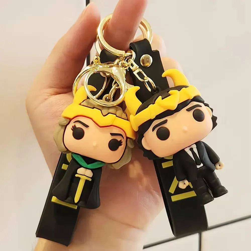 Loki Horned 3D Keychain