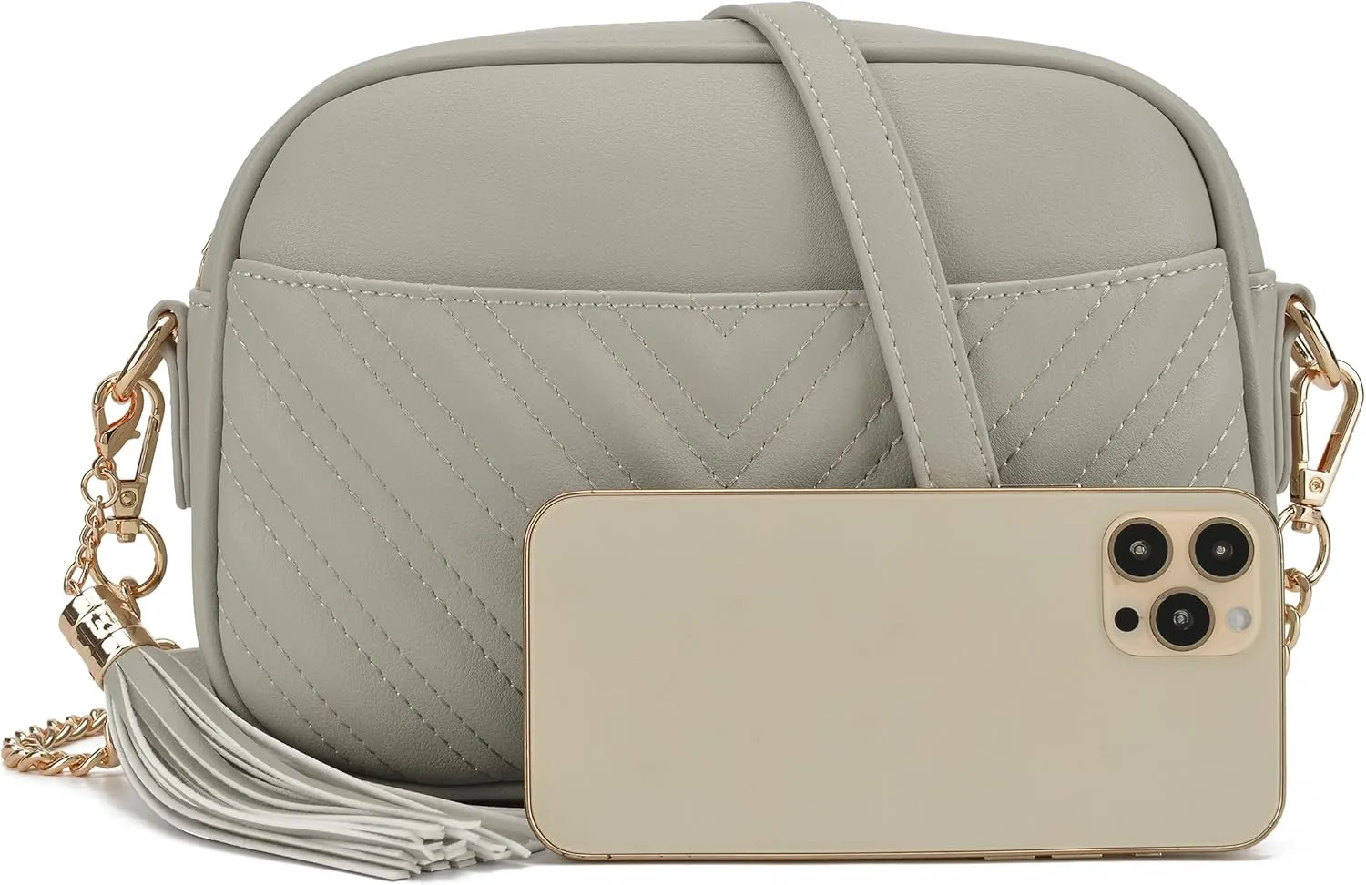 lola mae Quilted Crossbody Bag, Trendy Design Shoulder Purse