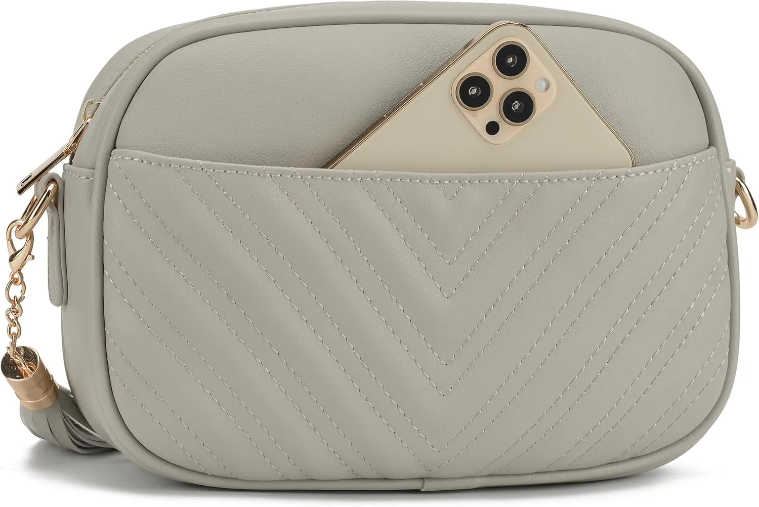 lola mae Quilted Crossbody Bag, Trendy Design Shoulder Purse