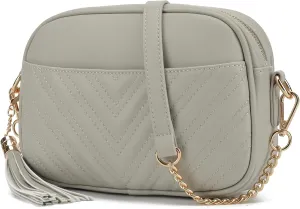 lola mae Quilted Crossbody Bag, Trendy Design Shoulder Purse