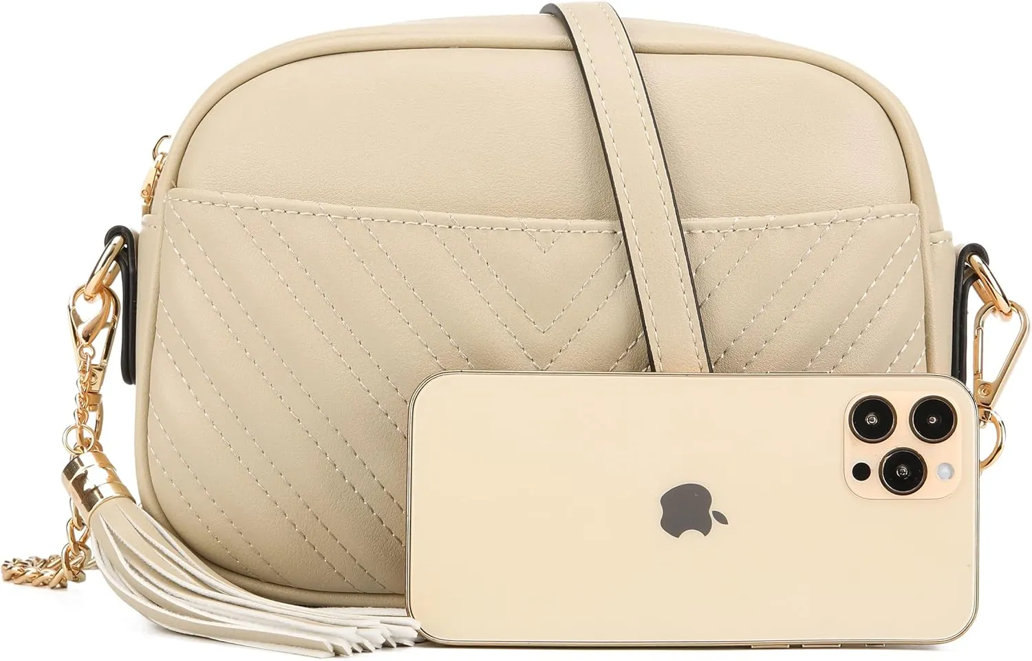 lola mae Quilted Crossbody Bag, Trendy Design Shoulder Purse