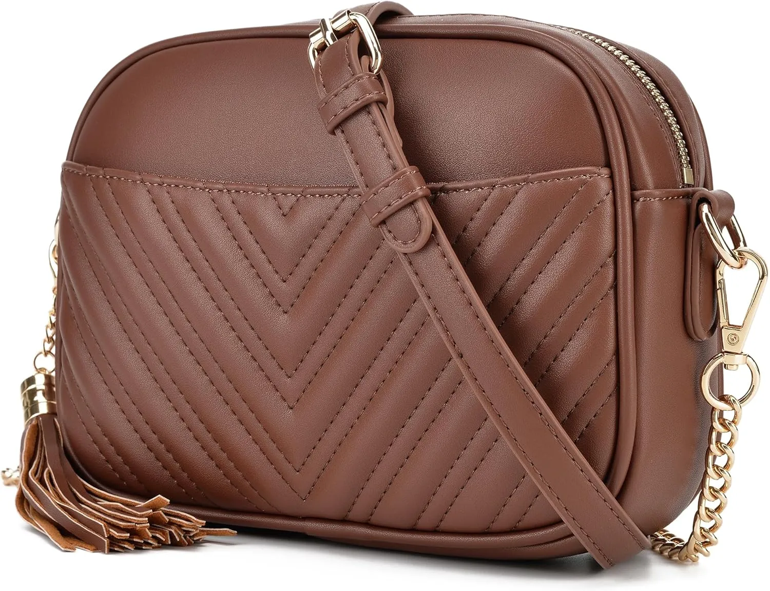 lola mae Quilted Crossbody Bag, Trendy Design Shoulder Purse