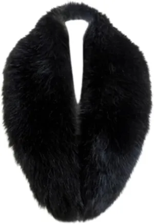 Long Men Women Faux Fur Collar Winter Warm Wrap Stole Scarf Shawl Shrug