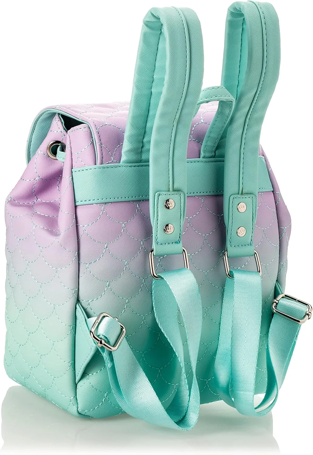Loungefly Disney Little Mermaid Ombre Scales Womens Double Strap Shoulder Bag Purse