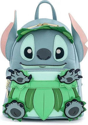 Loungefly Disney Stitch Luau Cosplay Womens Double Strap Shoulder Bag Purse, One Size