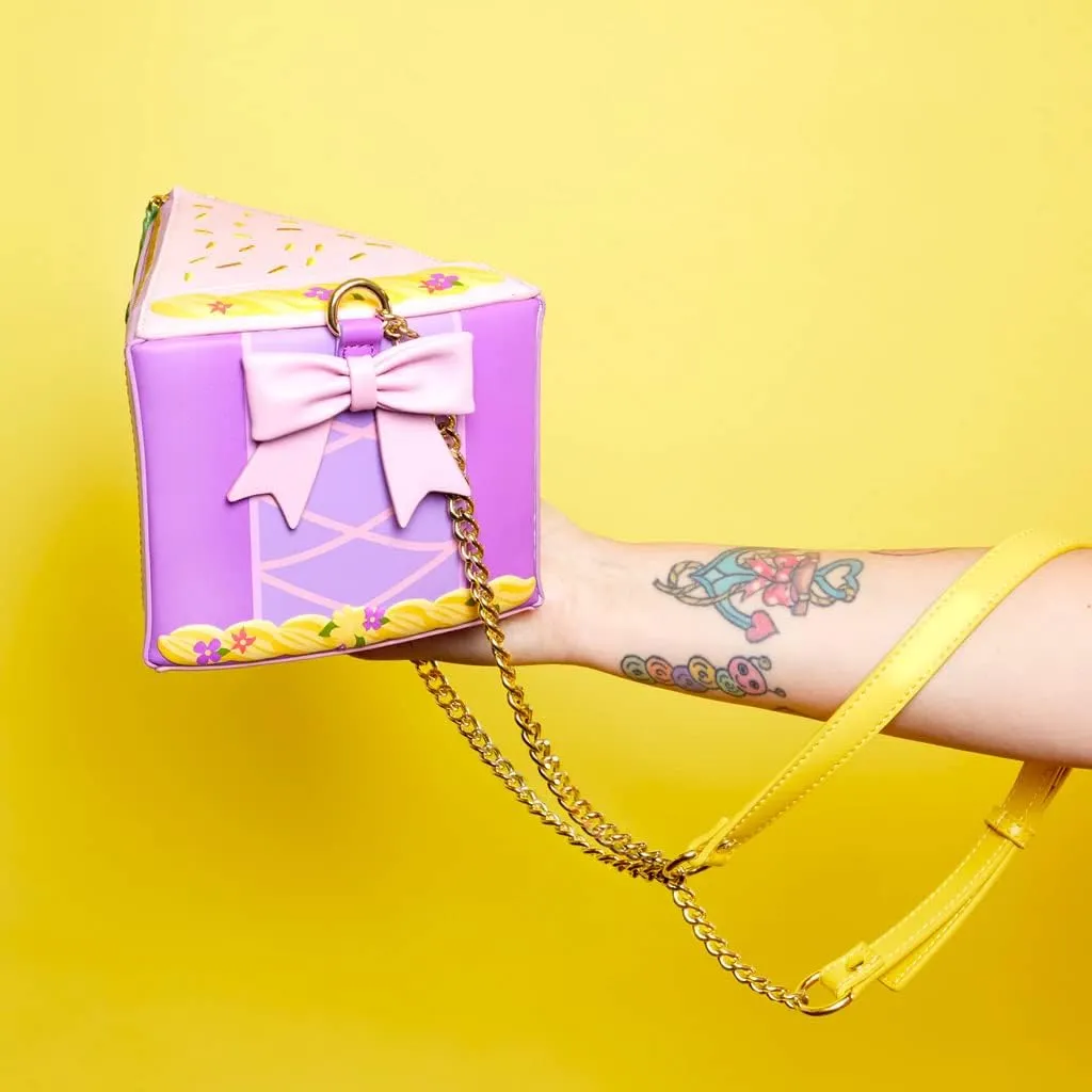 Loungefly Disney Tangled Cosplay Cake Crossbody Bag