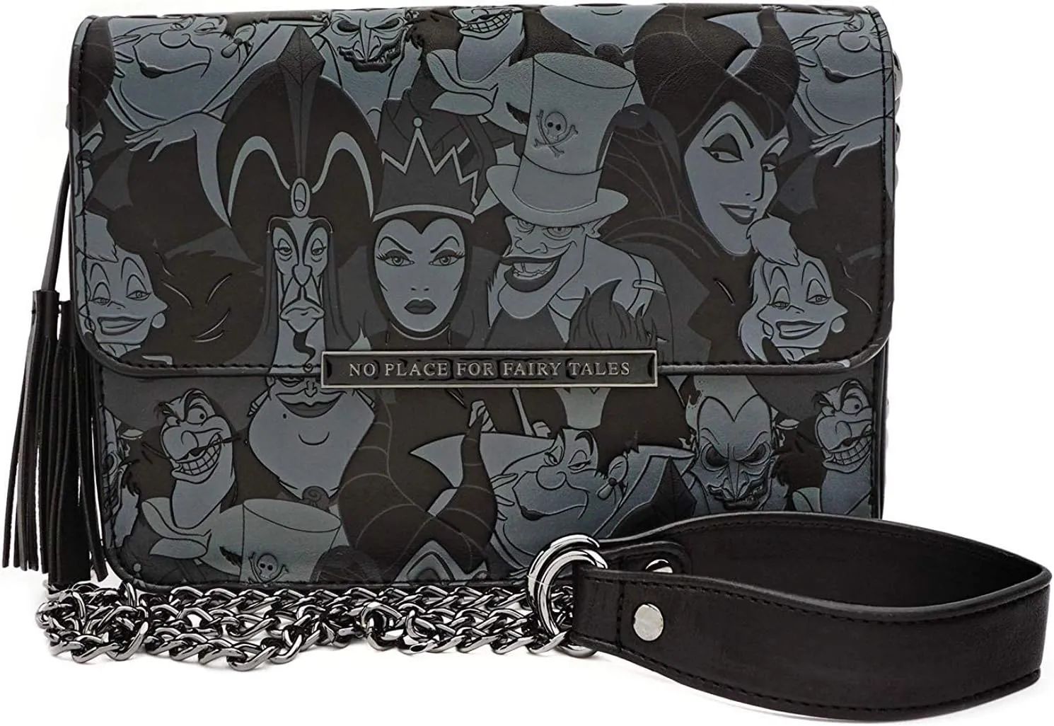 Loungefly Disney Villains Debossed Crossbody Bag