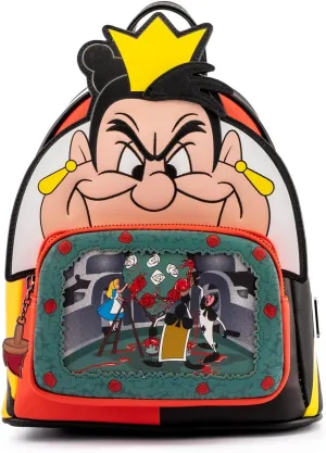 Loungefly Disney Villains Scene Series Queen of Hearts MINI Backpack
