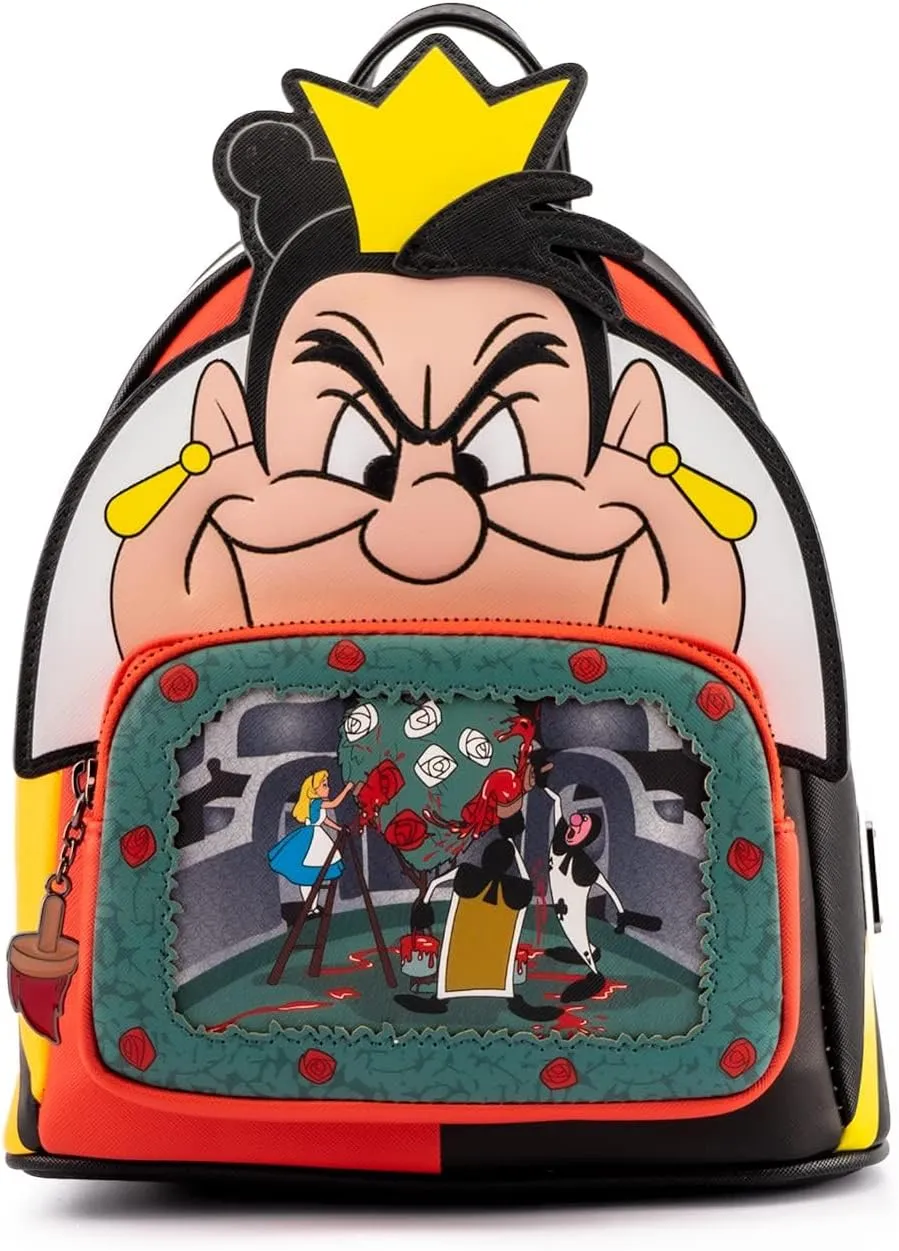 Loungefly Disney Villains Scene Series Queen of Hearts MINI Backpack