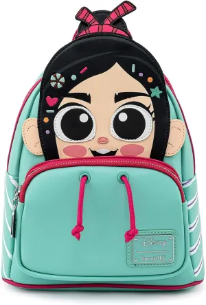 Loungefly Disney Wreck-It Ralph Vanellope Cosplay Womens Double Strap Shoulder Bag Purse