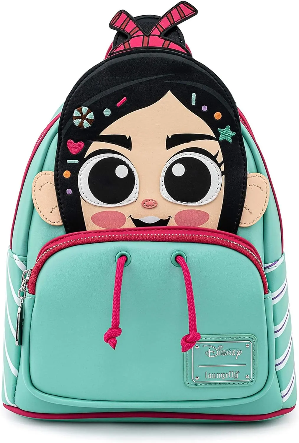Loungefly Disney Wreck-It Ralph Vanellope Cosplay Womens Double Strap Shoulder Bag Purse