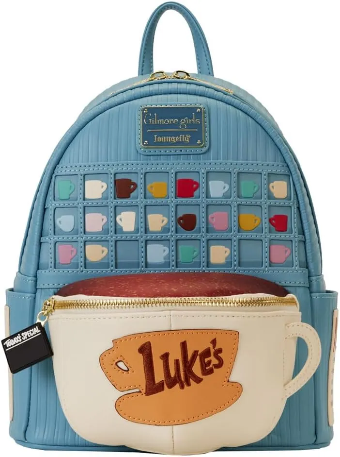 Loungefly Gilmore Girls Luke's Diner Domed Coffee Mug Double Strap Shoulder Bag