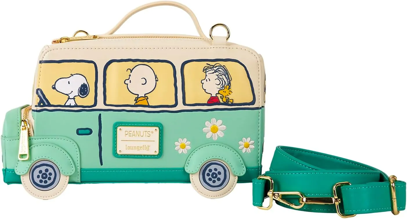 Loungefly Peanuts Road Trip Bus Crossbody Bag