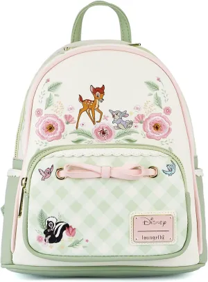 Loungefly Women's Bambi Springtime Gingham Mini Bkpk, Multi, One Size