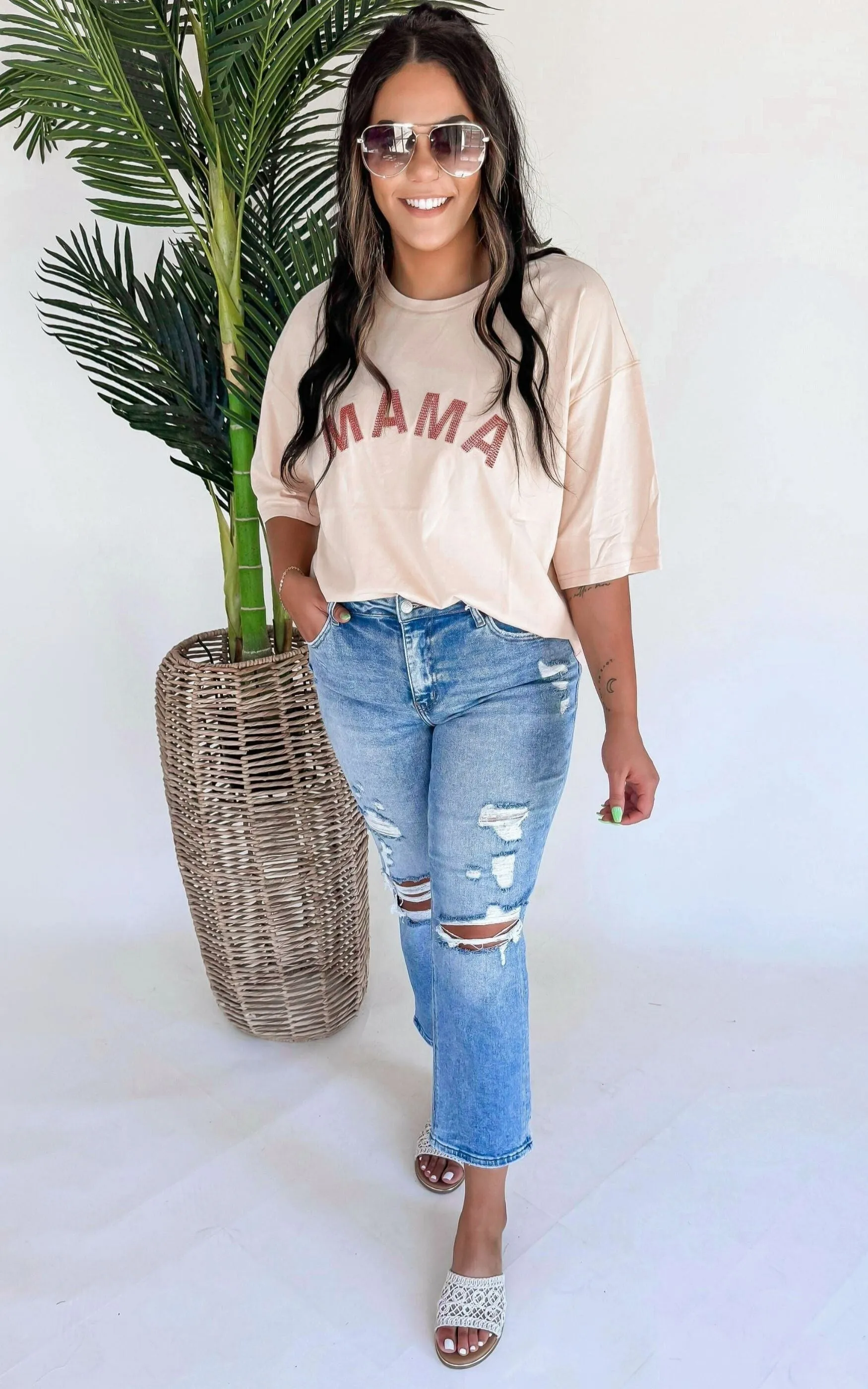 LOVERVET| Idolized High Rise Slim Straight Denim Jeans (REG/CURVY)