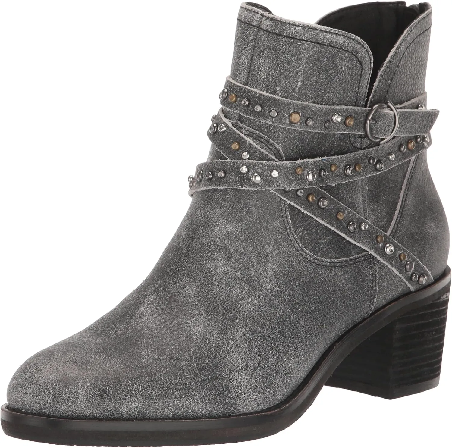 Lucky Brand Women's Callam Studded Strap Bootie Ankle Boot