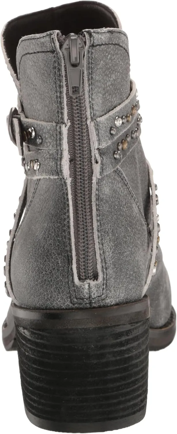 Lucky Brand Women's Callam Studded Strap Bootie Ankle Boot