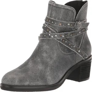 Lucky Brand Women's Callam Studded Strap Bootie Ankle Boot