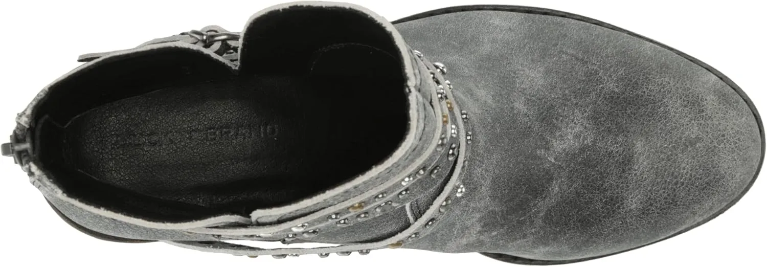 Lucky Brand Women's Callam Studded Strap Bootie Ankle Boot