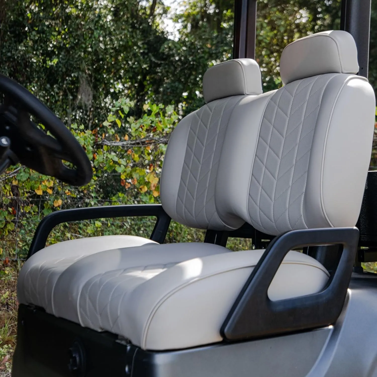 MADJAX Aviator Front & Rear Golf Cart Cushion Set | Premium Seat Back & Bottom Assemblies